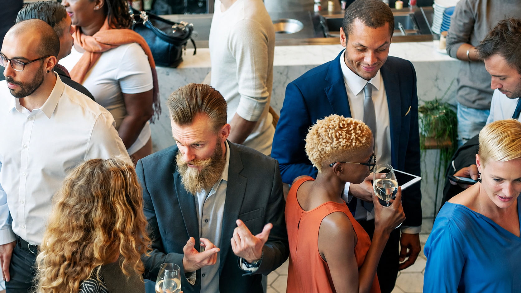Business professionals attending business networking events in Brisbane with BNI Brisbane West.